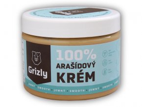 Grizly Arašídový krém jemný 100% 500g