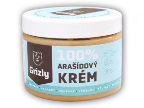 Grizly Arašídový krém křupavý 100% 500g