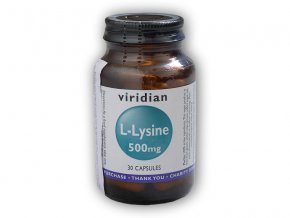 Viridian L-Lysine 30 kapslí