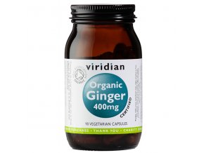 Viridian Ginger 400mg Organic - BIO 90 kapslí