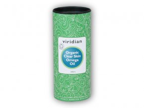 Viridian Clear Skin Omega Oil 200ml Organic  + šťavnatá tyčinka ZDARMA