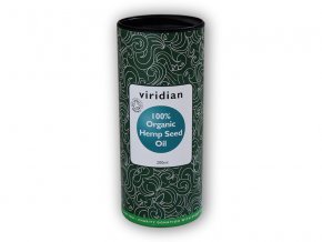 Viridian 100% Organic Hemp Seed Oil 200ml