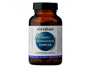 Viridian Multi Phyto Nutrient Complex 60 kapslí  + šťavnatá tyčinka ZDARMA