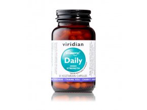 Viridian Synerbio Daily High Strenght 30 kapslí  + šťavnatá tyčinka ZDARMA