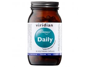 Viridian Synerbio Daily 90 kapslí  + šťavnatá tyčinka ZDARMA