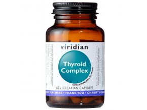 Viridian Thyroid Complex 60 kapslí  + šťavnatá tyčinka ZDARMA