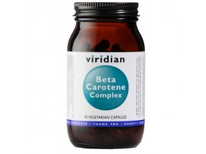 Viridian Beta Carotene Complex 90 kapslí  + šťavnatá tyčinka ZDARMA