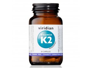 Viridian Vitamin K2 30 kapslí