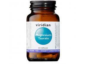 Viridian Magnesium Taurate 90 kapslí  + šťavnatá tyčinka ZDARMA