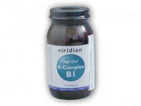 Viridian B-Complex B1 High One 90 kapslí  + šťavnatá tyčinka ZDARMA