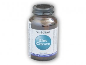 Viridian Zinc Citrate 90 kapslí