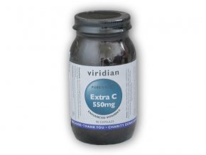 Viridian Extra C 550mg 90 kapslí (Vitamín C 550mg)