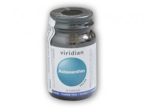 Viridian Astaxanthin 30 kapslí  + šťavnatá tyčinka ZDARMA