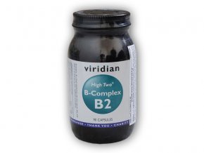 Viridian B-Complex B2 High Two 90 kapslí  + šťavnatá tyčinka ZDARMA