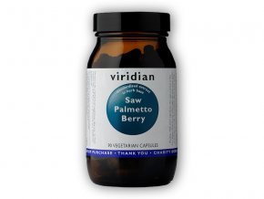 Viridian Saw Palmetto Berry 90 kapslí  + šťavnatá tyčinka ZDARMA