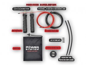 Power System PowerSystem švihadlo HIGH SPEED JUMP ROPE