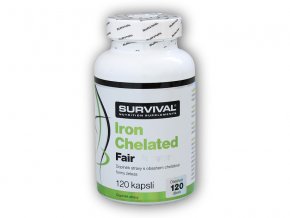 Survival Iron Chelated Fair Power 120 kapslí