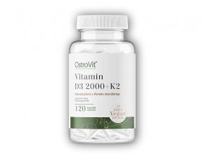 Ostrovit Vitamin D3 2000 IU + K2 vege 120 kapslí