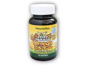 Nature´s Plus Animal Omega 3-6-9 junior 90 tablet  + šťavnatá tyčinka ZDARMA