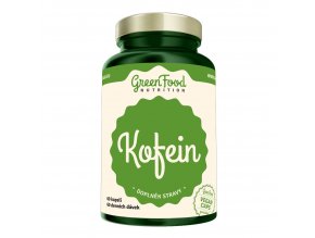 GreenFood Nutrition Kofein 60 vegan kapslí