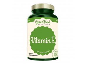 GreenFood Nutrition Vitamin E 60 vegan kapslí