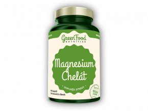 GreenFood Nutrition Magnesium chelát + B6 90 kapslí