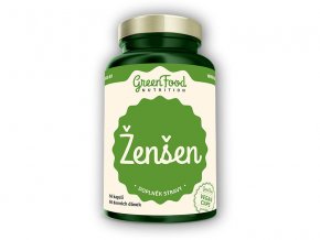 GreenFood Nutrition ženšen 60 vegan kapslí