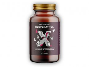 BrainMax Resveratrol Powder resveratrol prášek 50g  + šťavnatá tyčinka ZDARMA