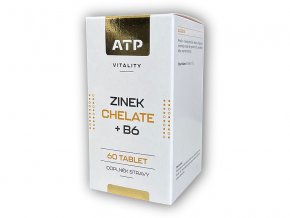 ATP Vitality Zinek Chelate + B6 60 tablet