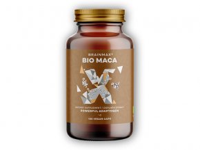 BrainMax BIO Maca 740mg 100 rostlinných kapslí