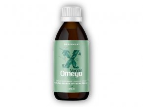 BrainMax Vegan Omega 3 2850mg DHA & EPA 275ml  + šťavnatá tyčinka ZDARMA