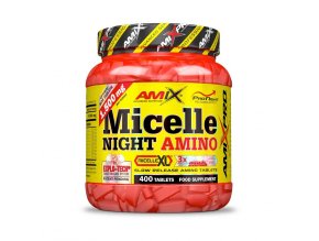 Amix Pro Series Micelle Night Amino 400 tablet  + šťavnatá tyčinka ZDARMA