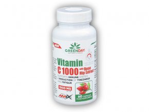 Amix GreenDay Vitamin C 1000mg with RoseHip 60cps