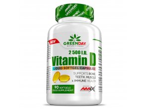 Amix GreenDay Vitamin D3 2500 I.U. 90 tobolek