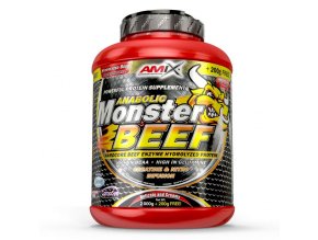 Amix Anabolic Monster BEEF 90% Protein 2200g  + šťavnatá tyčinka ZDARMA