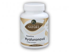 Golden Natur Kyselina Hyaluronová + Rybí kolagen + Vitamin C 100 kapslí  + šťavnatá tyčinka ZDARMA