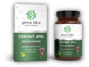 Green Idea Jetel červený 400mg 60 tobolek