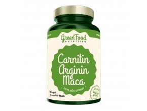 GreenFood Nutrition Carnitin Arginin Maca 90 vegan kapslí