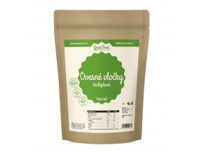 GreenFood Nutrition Ovesné vločky bezlepkové drcené 750g