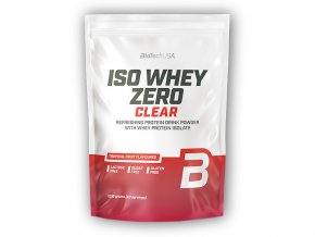 BioTech USA Iso Whey Zero Clear 1000g  + šťavnatá tyčinka ZDARMA