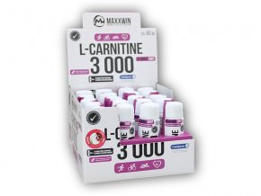 MAXXWIN L-Carnitine 3000 shot 20x60ml  + šťavnatá tyčinka ZDARMA
