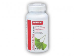 Vitaland Vitaland Ginkgo Biloba Strong 60 kapslí