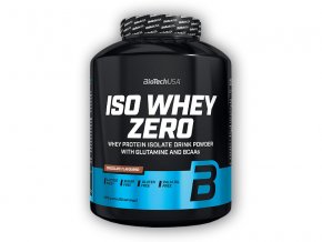 BioTech USA Iso Whey Zero 2270g  + šťavnatá tyčinka ZDARMA