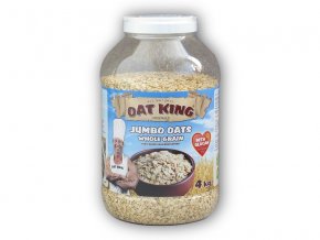 Oat King Jumbo Oats whole grain 100% 4000g  + šťavnatá tyčinka ZDARMA