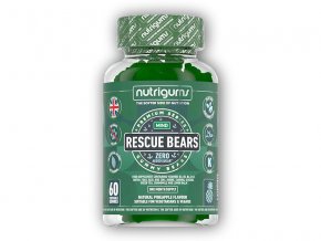 Nutrigums Rescue Bears 60 gummies  + šťavnatá tyčinka ZDARMA