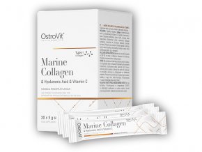 Ostrovit Marine collagen + hyaluronic acid + vitamin C 30 x 5g box  + šťavnatá tyčinka ZDARMA