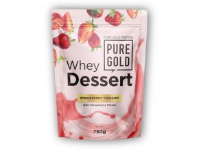 PureGold PureGold Whey Dessert 750g  + šťavnatá tyčinka ZDARMA