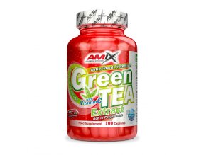 Amix Green TEA Extract with vitamin C 100 kapslí