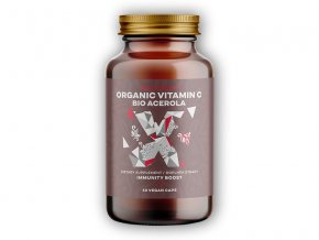 BrainMax Organic Vitamin C BIO Acerola, vitamín C z Aceroly 60 rostlinných kapslí