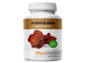 MycoMedica Auricularia 90 kapslí  + šťavnatá tyčinka ZDARMA